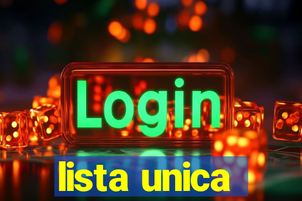 lista unica